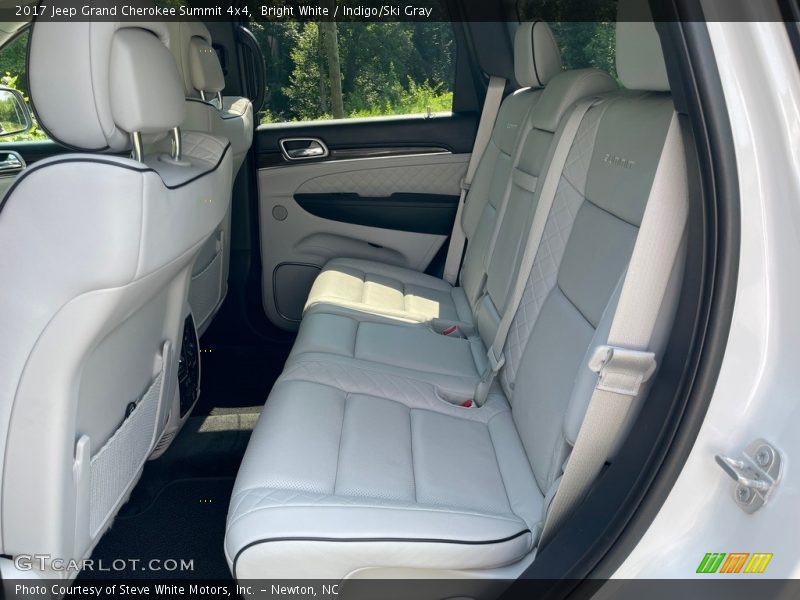 Rear Seat of 2017 Grand Cherokee Summit 4x4