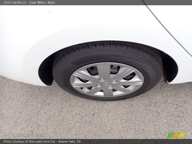 Clear White / Black 2021 Kia Rio LX