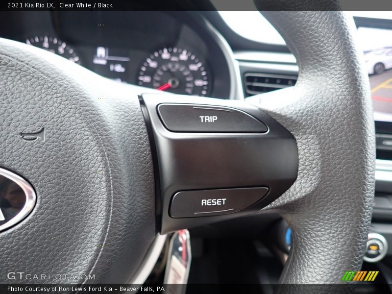Clear White / Black 2021 Kia Rio LX