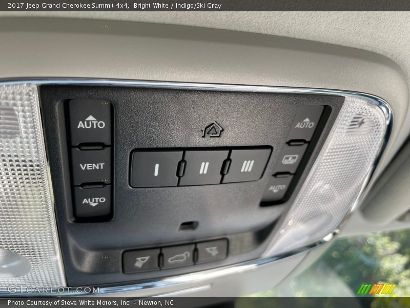 Bright White / Indigo/Ski Gray 2017 Jeep Grand Cherokee Summit 4x4