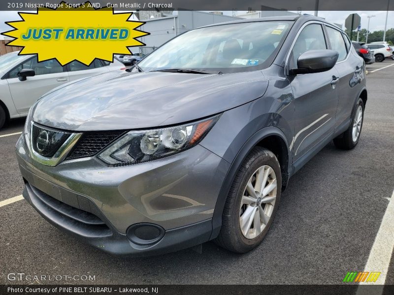 Gun Metallic / Charcoal 2019 Nissan Rogue Sport S AWD