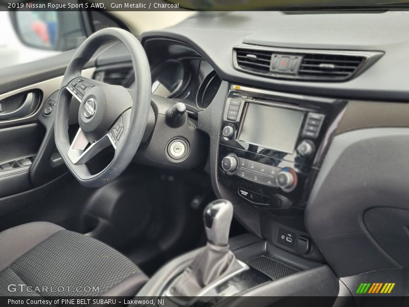 Gun Metallic / Charcoal 2019 Nissan Rogue Sport S AWD