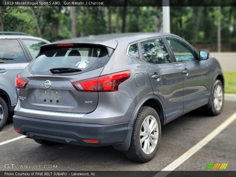 Gun Metallic / Charcoal 2019 Nissan Rogue Sport S AWD