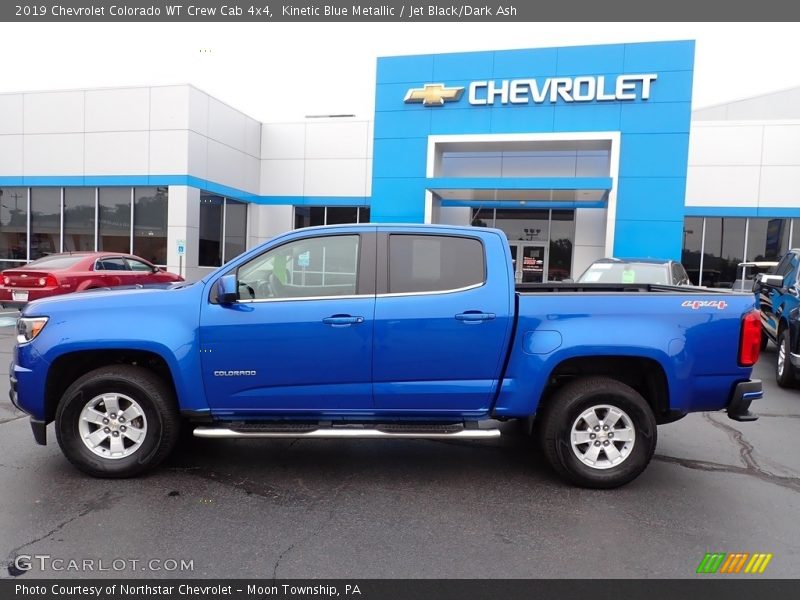 Kinetic Blue Metallic / Jet Black/Dark Ash 2019 Chevrolet Colorado WT Crew Cab 4x4