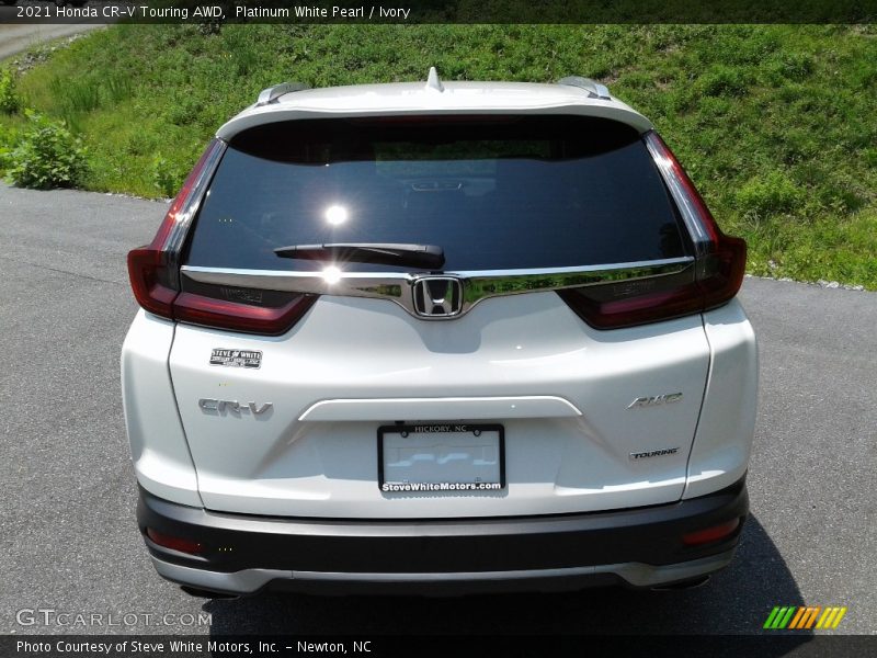 Platinum White Pearl / Ivory 2021 Honda CR-V Touring AWD