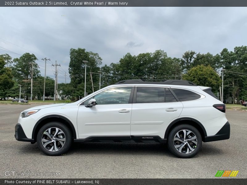 Crystal White Pearl / Warm Ivory 2022 Subaru Outback 2.5i Limited