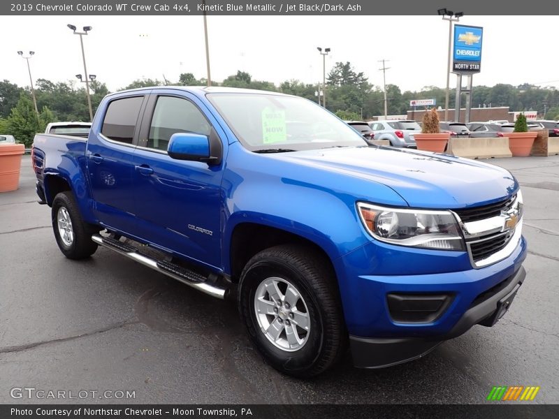 Kinetic Blue Metallic / Jet Black/Dark Ash 2019 Chevrolet Colorado WT Crew Cab 4x4