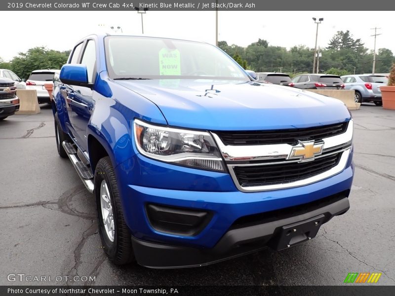 Kinetic Blue Metallic / Jet Black/Dark Ash 2019 Chevrolet Colorado WT Crew Cab 4x4