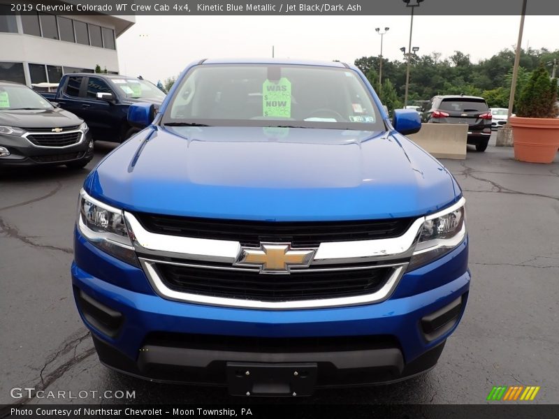 Kinetic Blue Metallic / Jet Black/Dark Ash 2019 Chevrolet Colorado WT Crew Cab 4x4