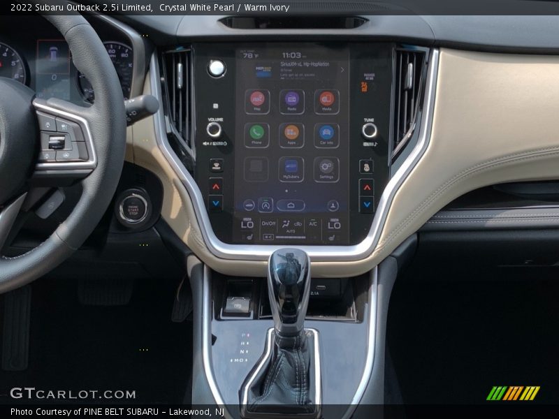 Crystal White Pearl / Warm Ivory 2022 Subaru Outback 2.5i Limited