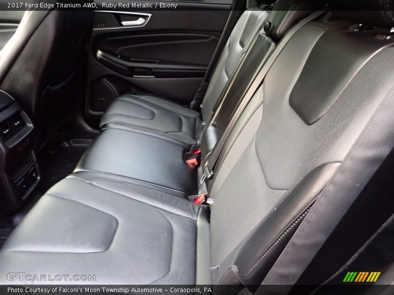 Ruby Red Metallic / Ebony 2017 Ford Edge Titanium AWD