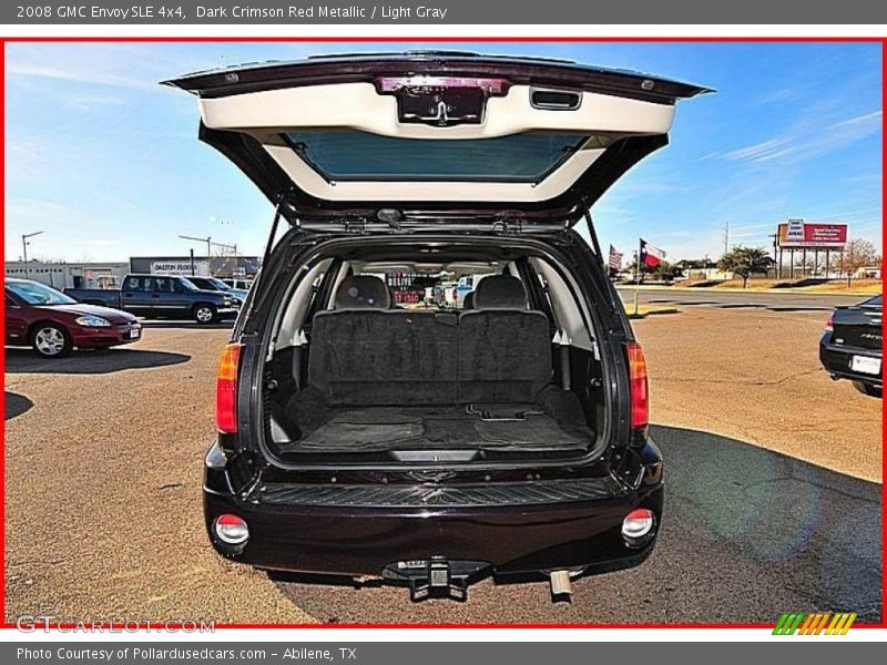 Dark Crimson Red Metallic / Light Gray 2008 GMC Envoy SLE 4x4