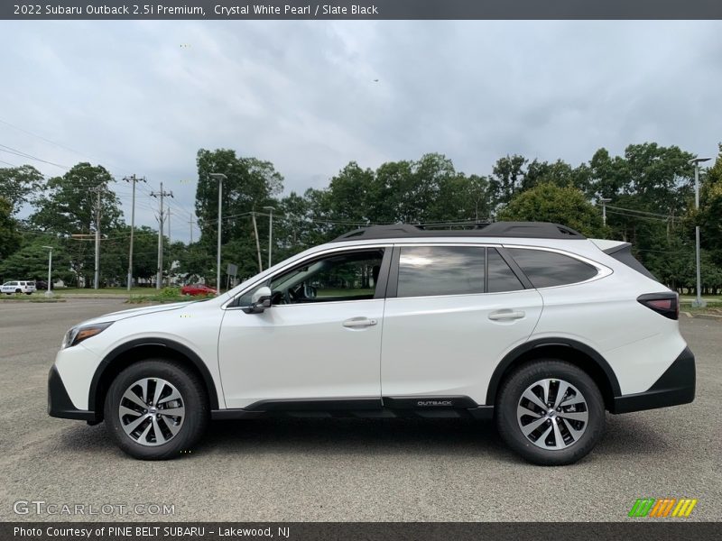 Crystal White Pearl / Slate Black 2022 Subaru Outback 2.5i Premium