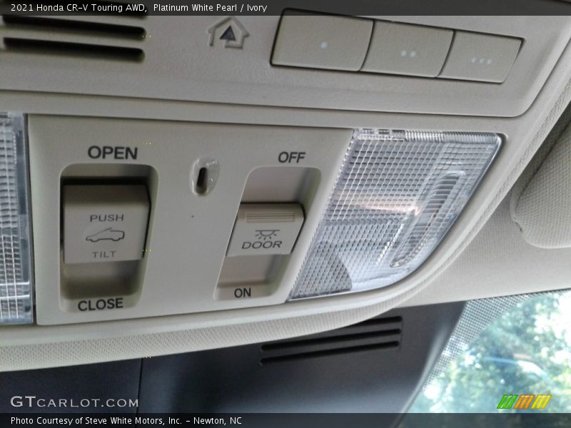 Platinum White Pearl / Ivory 2021 Honda CR-V Touring AWD