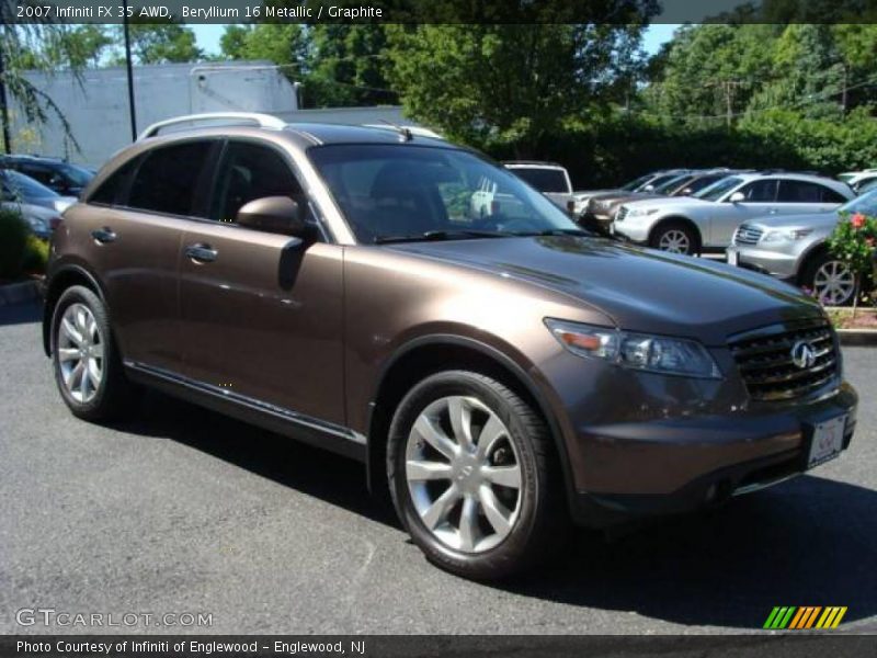 Beryllium 16 Metallic / Graphite 2007 Infiniti FX 35 AWD