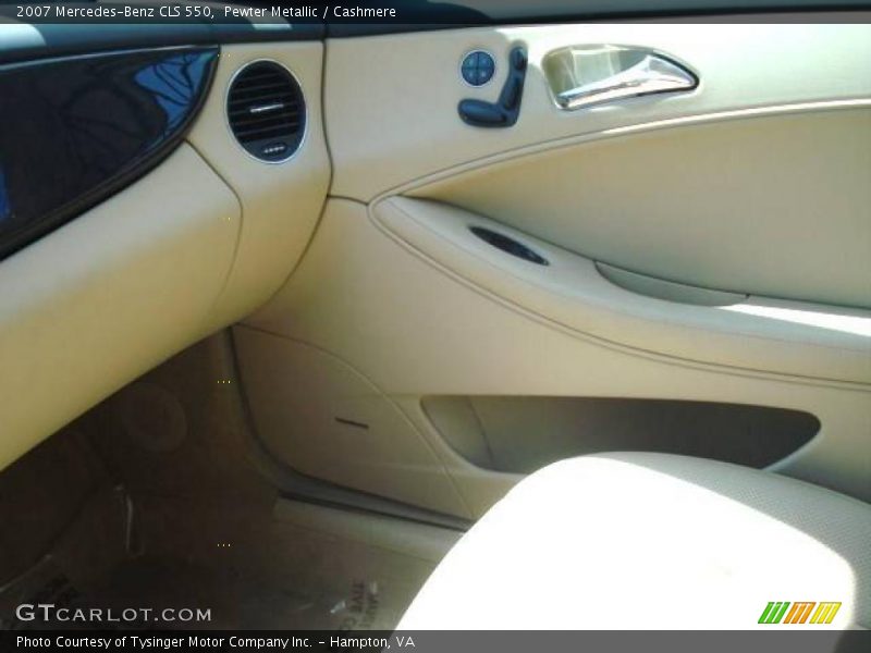 Pewter Metallic / Cashmere 2007 Mercedes-Benz CLS 550