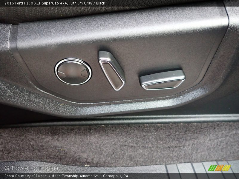Lithium Gray / Black 2016 Ford F150 XLT SuperCab 4x4