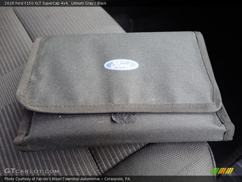 Lithium Gray / Black 2016 Ford F150 XLT SuperCab 4x4