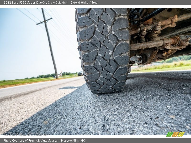 Oxford White / Steel 2012 Ford F250 Super Duty XL Crew Cab 4x4