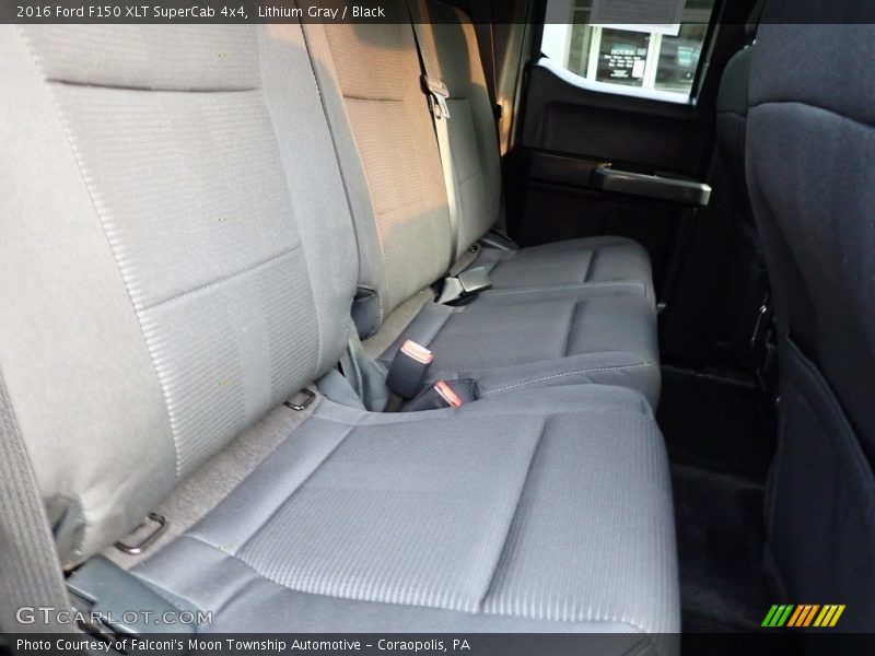 Lithium Gray / Black 2016 Ford F150 XLT SuperCab 4x4