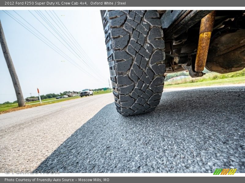 Oxford White / Steel 2012 Ford F250 Super Duty XL Crew Cab 4x4