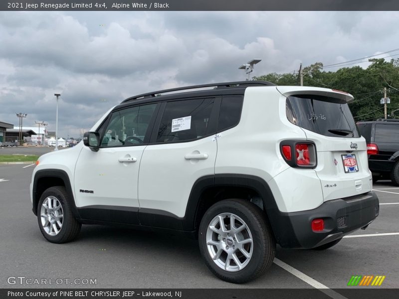 Alpine White / Black 2021 Jeep Renegade Limited 4x4