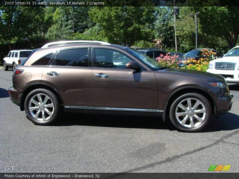 Beryllium 16 Metallic / Graphite 2007 Infiniti FX 35 AWD