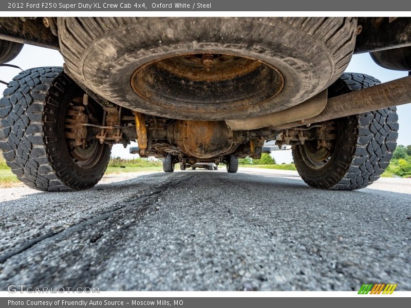 Oxford White / Steel 2012 Ford F250 Super Duty XL Crew Cab 4x4