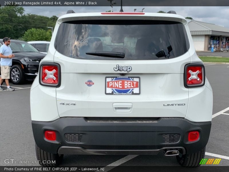 Alpine White / Black 2021 Jeep Renegade Limited 4x4