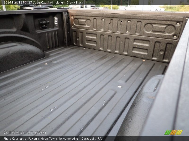 Lithium Gray / Black 2016 Ford F150 XLT SuperCab 4x4