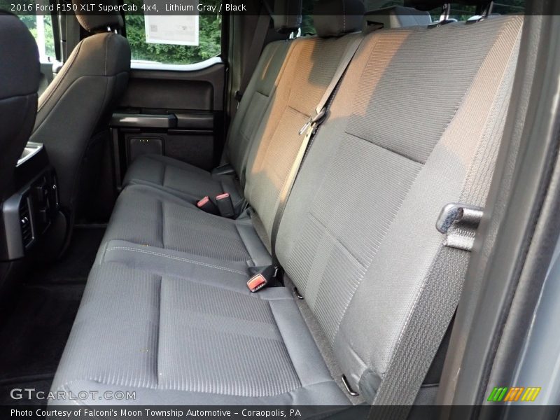 Lithium Gray / Black 2016 Ford F150 XLT SuperCab 4x4