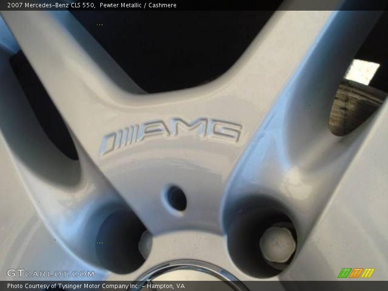 Pewter Metallic / Cashmere 2007 Mercedes-Benz CLS 550