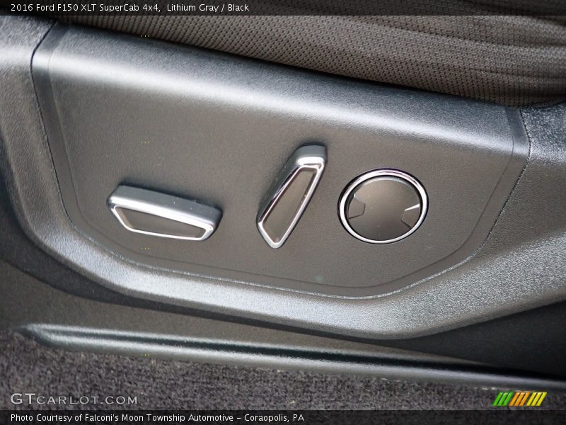 Lithium Gray / Black 2016 Ford F150 XLT SuperCab 4x4