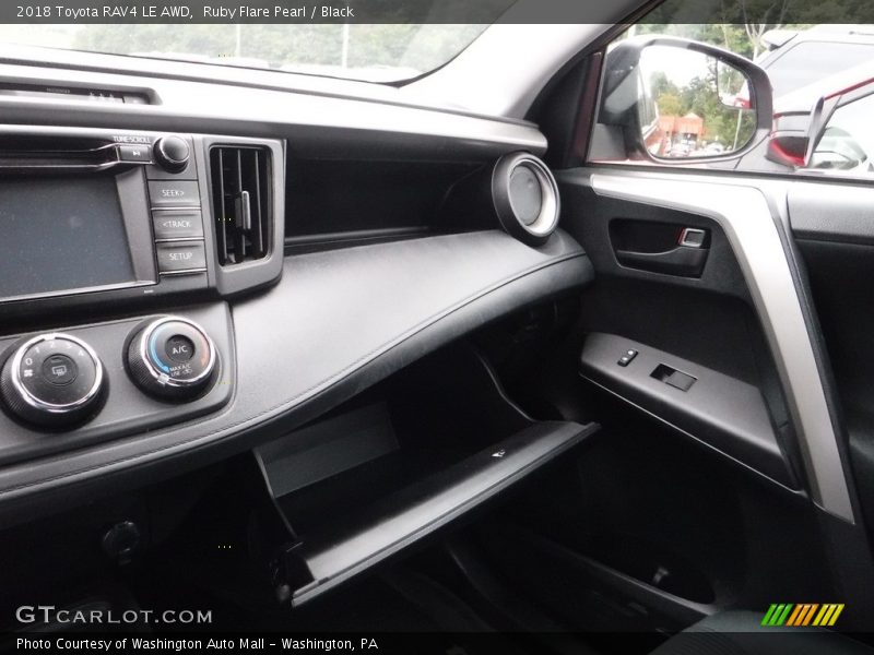 Ruby Flare Pearl / Black 2018 Toyota RAV4 LE AWD