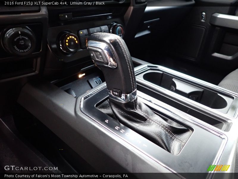 Lithium Gray / Black 2016 Ford F150 XLT SuperCab 4x4