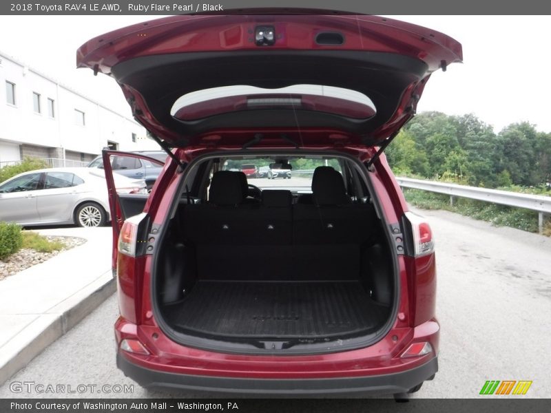 Ruby Flare Pearl / Black 2018 Toyota RAV4 LE AWD