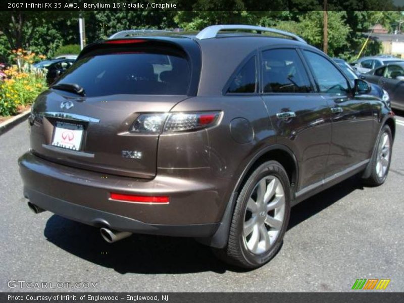 Beryllium 16 Metallic / Graphite 2007 Infiniti FX 35 AWD