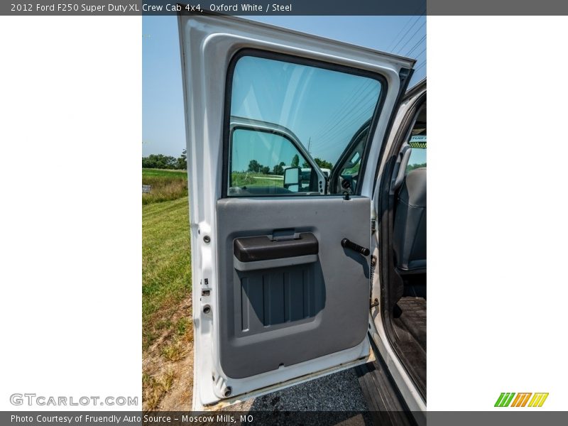 Oxford White / Steel 2012 Ford F250 Super Duty XL Crew Cab 4x4