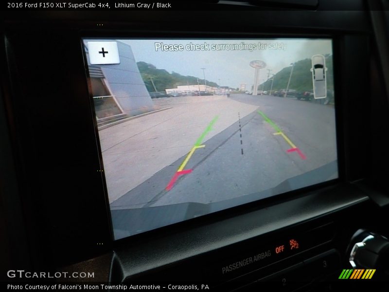 Lithium Gray / Black 2016 Ford F150 XLT SuperCab 4x4