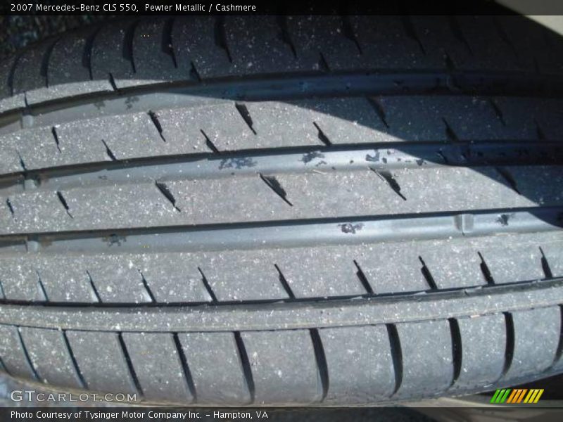 Pewter Metallic / Cashmere 2007 Mercedes-Benz CLS 550