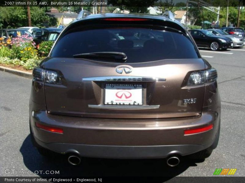 Beryllium 16 Metallic / Graphite 2007 Infiniti FX 35 AWD