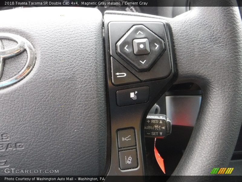 Magnetic Gray Metallic / Cement Gray 2018 Toyota Tacoma SR Double Cab 4x4