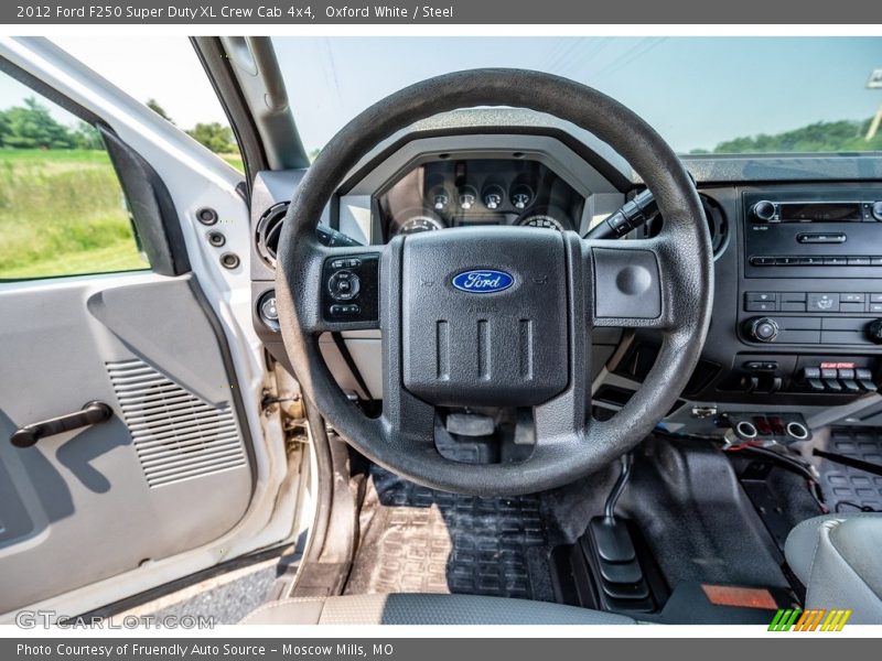 Oxford White / Steel 2012 Ford F250 Super Duty XL Crew Cab 4x4