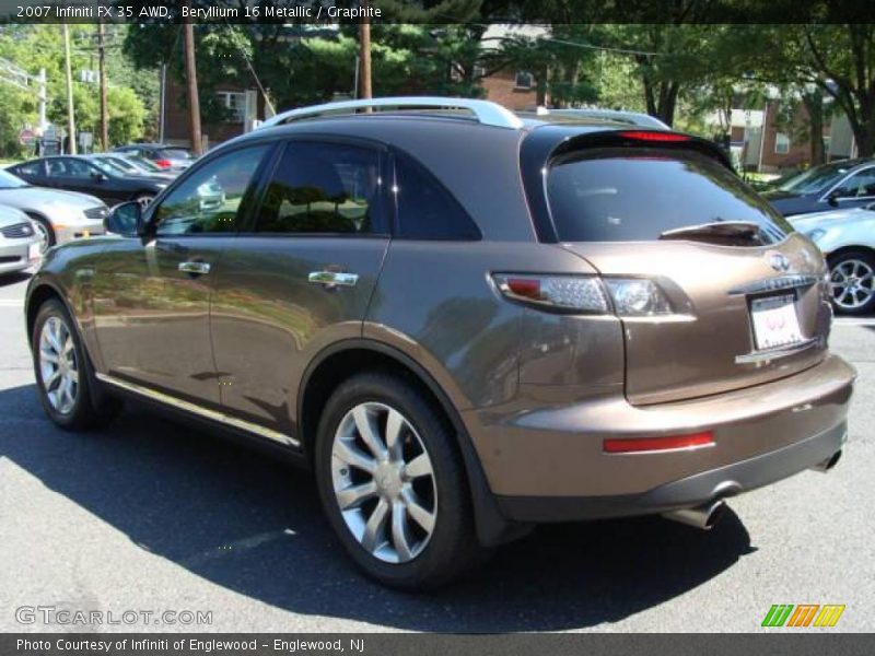 Beryllium 16 Metallic / Graphite 2007 Infiniti FX 35 AWD