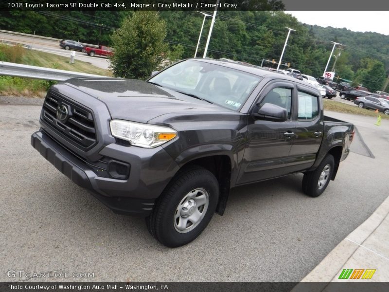 Magnetic Gray Metallic / Cement Gray 2018 Toyota Tacoma SR Double Cab 4x4