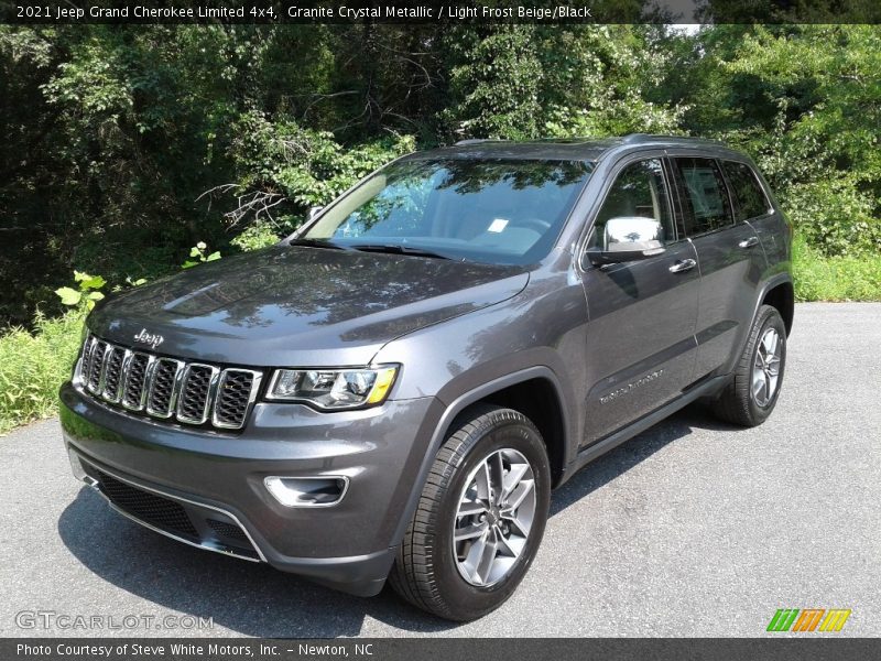 Granite Crystal Metallic / Light Frost Beige/Black 2021 Jeep Grand Cherokee Limited 4x4