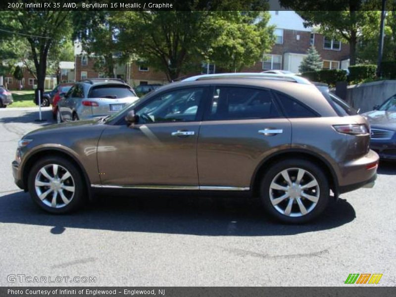 Beryllium 16 Metallic / Graphite 2007 Infiniti FX 35 AWD