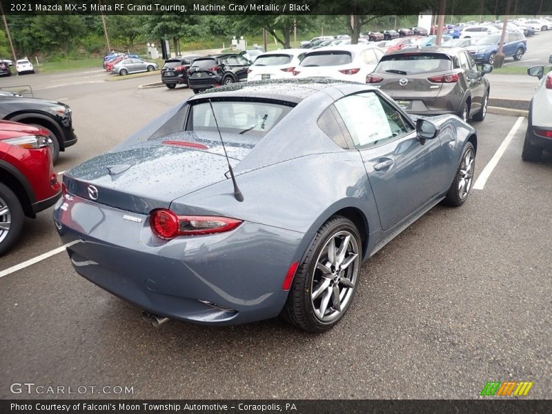 Machine Gray Metallic / Black 2021 Mazda MX-5 Miata RF Grand Touring