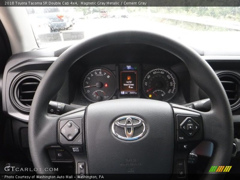 Magnetic Gray Metallic / Cement Gray 2018 Toyota Tacoma SR Double Cab 4x4