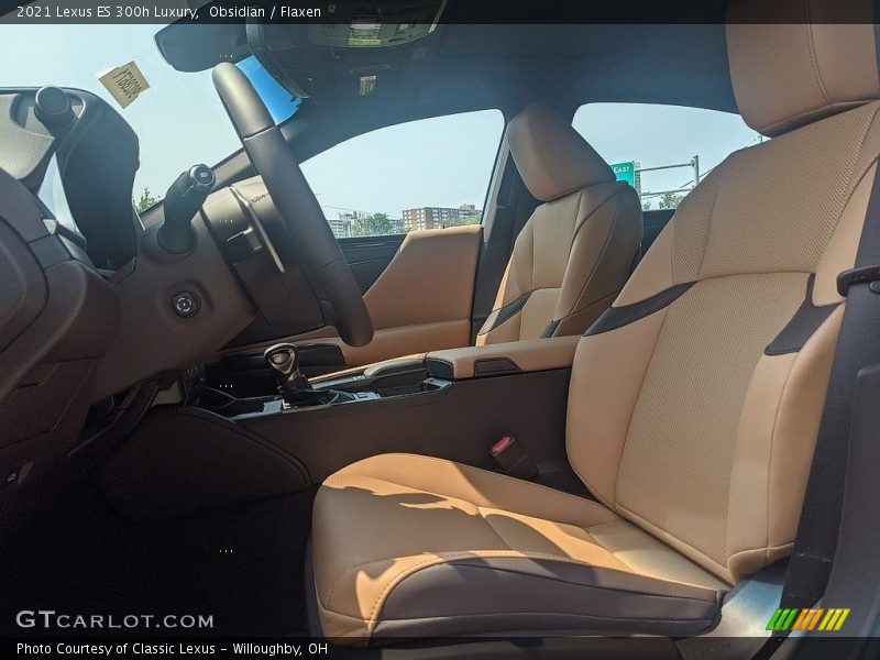 Obsidian / Flaxen 2021 Lexus ES 300h Luxury